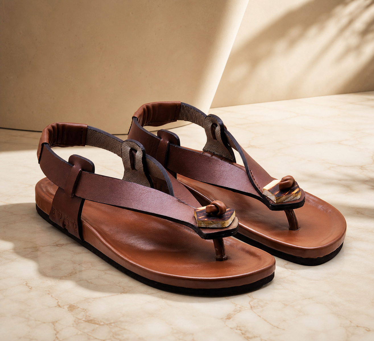 Sandales Atlas Marron