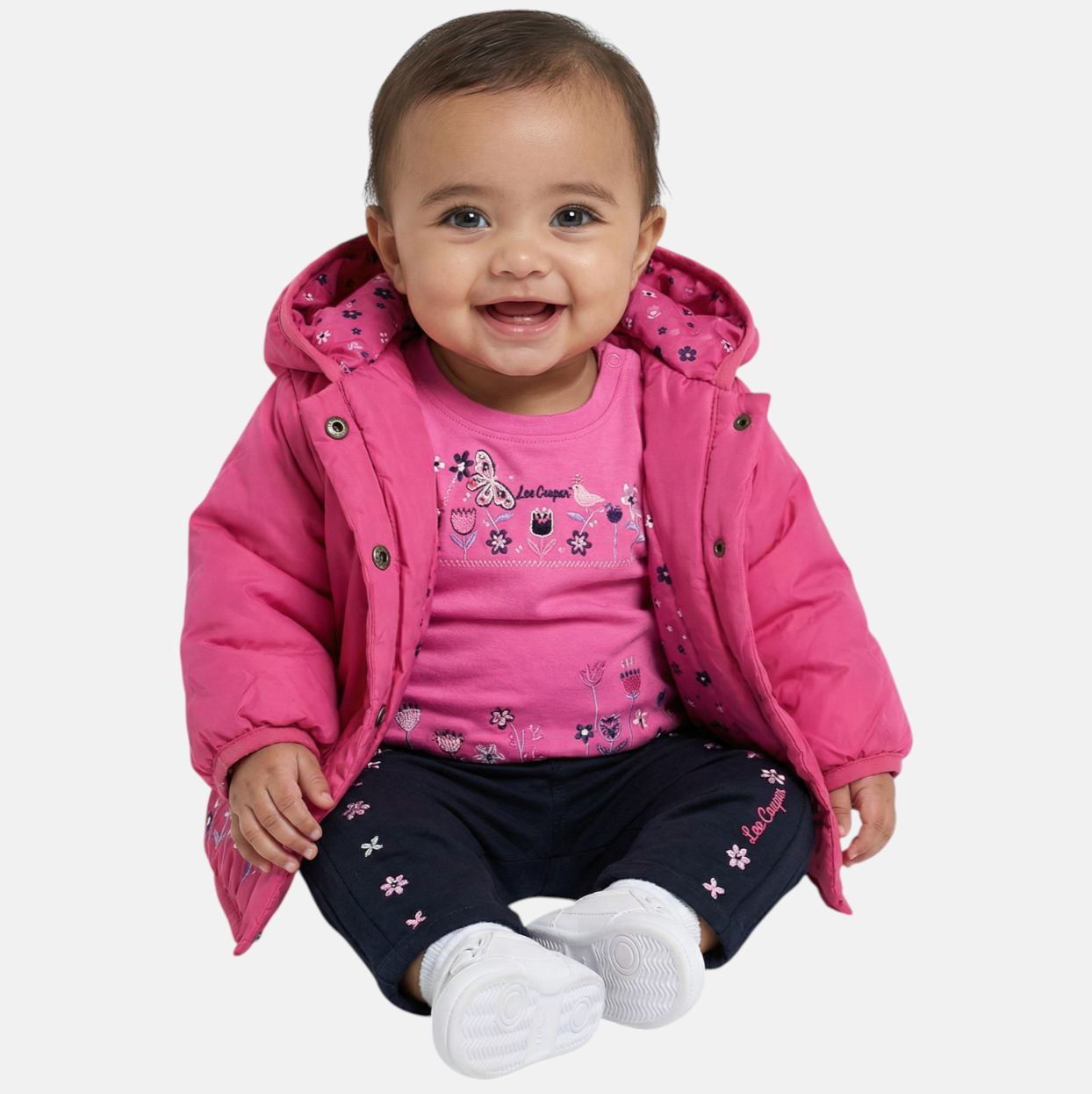 Ensemble Bébé Fille 3 Pièces Lee Cooper — Mini Blossom LC IK1719