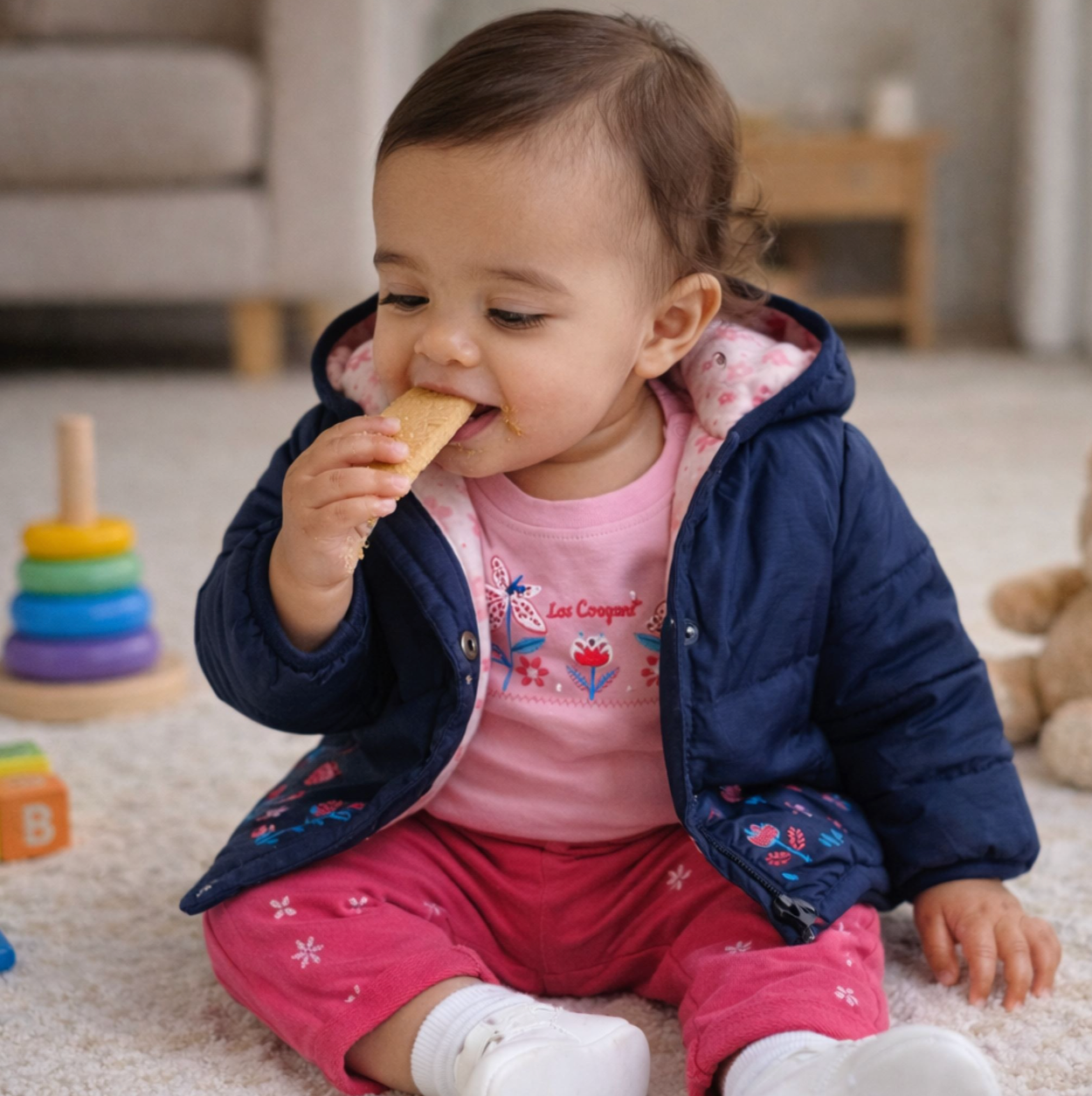 Ensemble Bébé Fille 3 Pièces Lee Cooper — Mini Blossom LC IK1719
