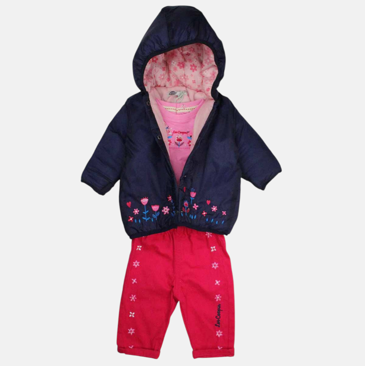 Ensemble Bébé Fille 3 Pièces Lee Cooper — Mini Blossom LC IK1719