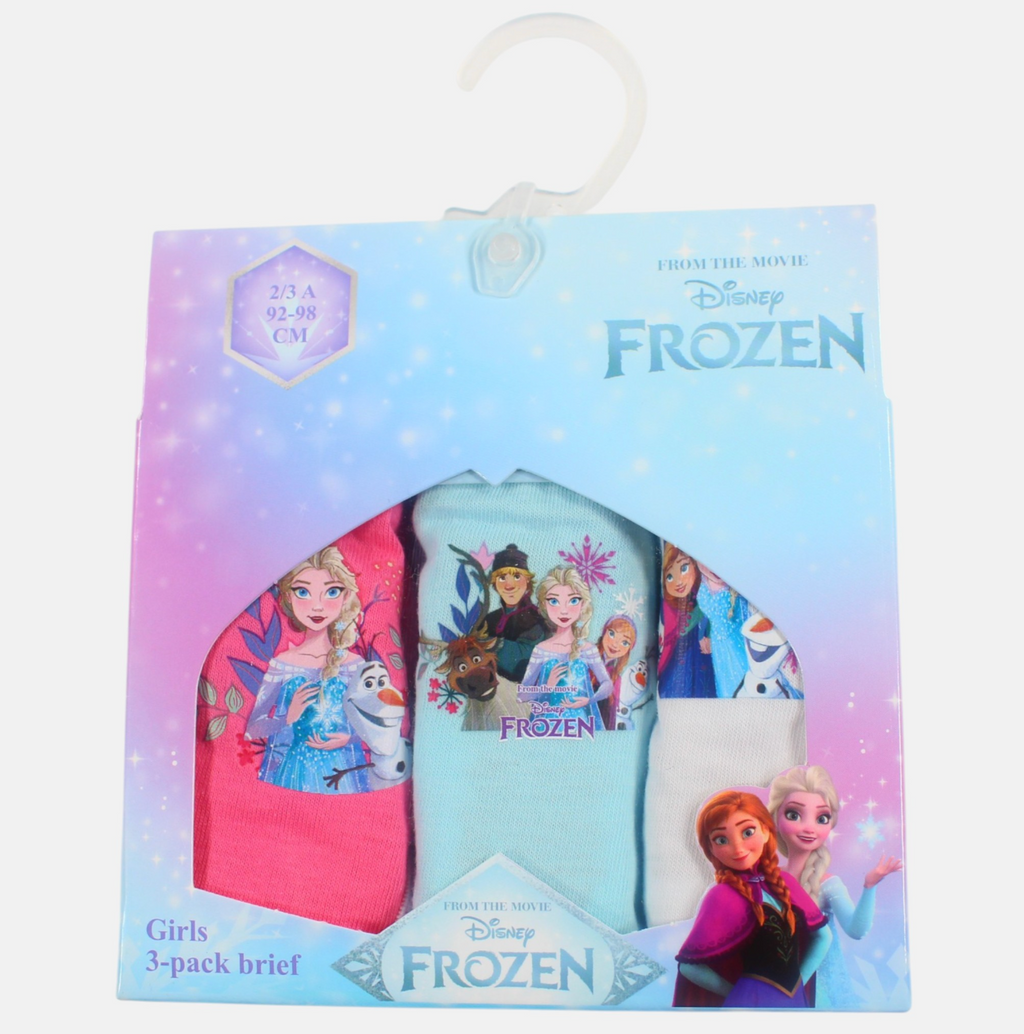 Lot de 3 Culottes Fille Reine des Neiges — Douce Magie FRO36