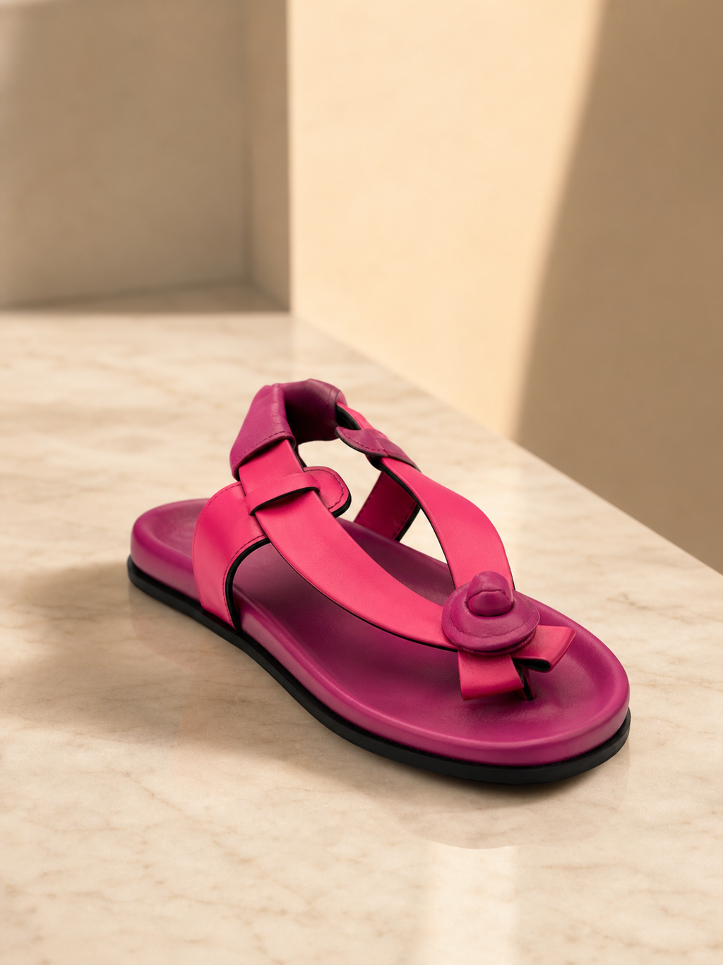 Sandales Fuchsia Élégance