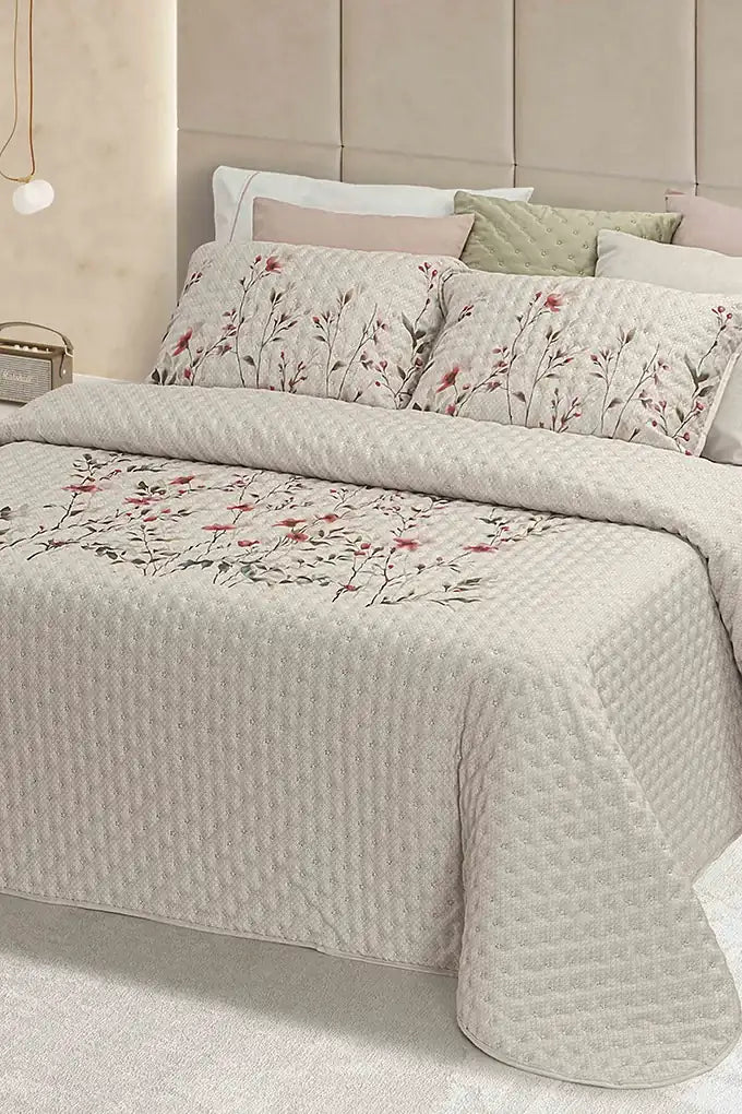 Couvre-lit Breeze en jacquard lin