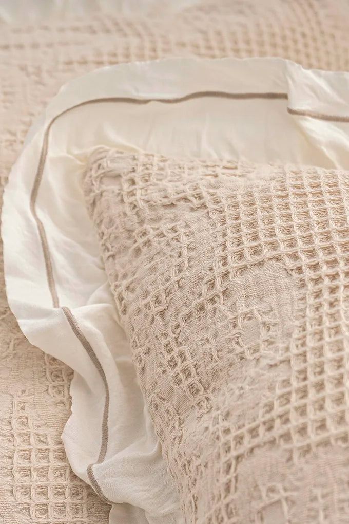 Couvre-lit Refreshing en jacquard de coton
